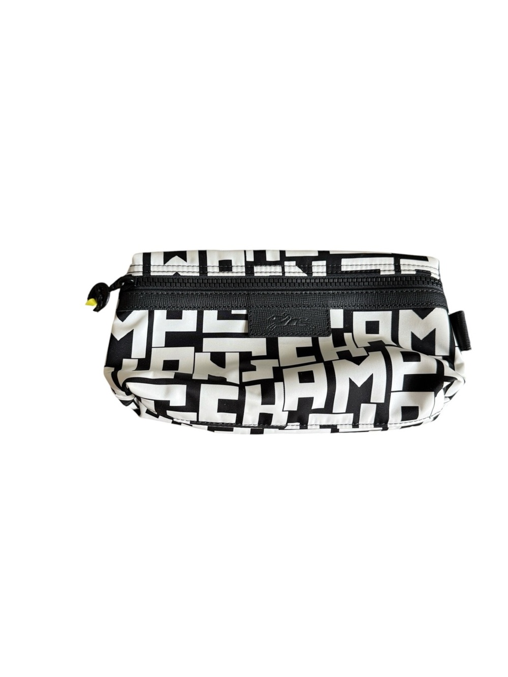 Longchamp Le Pliage LGP Black White Nylon Cosmetic Pouch 34061412067.